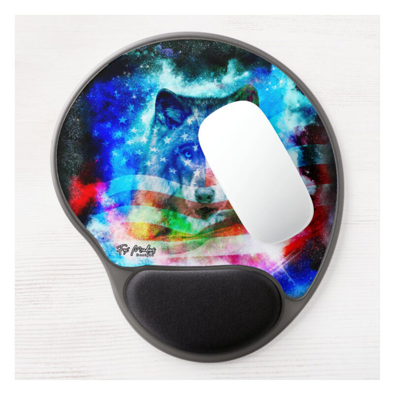 American Wolf Gel Mousepad - Image 3
