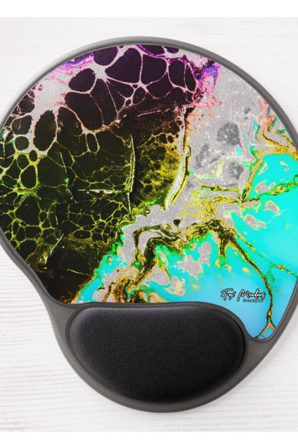 Vivid Aqua Gel Mousepad